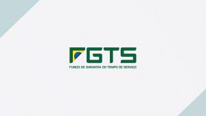 Imagina com fundo branco, escrito FGTS em verde.