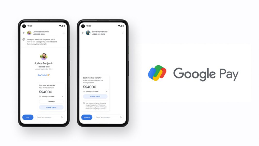 Google Pay permite mandar dinheiro para pessoas no