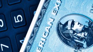 Cartão de crédito American Express.