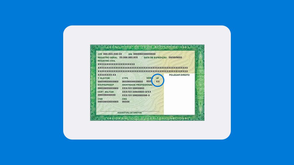 UF do RG: O que é e Onde Localizá-lo no Documento?