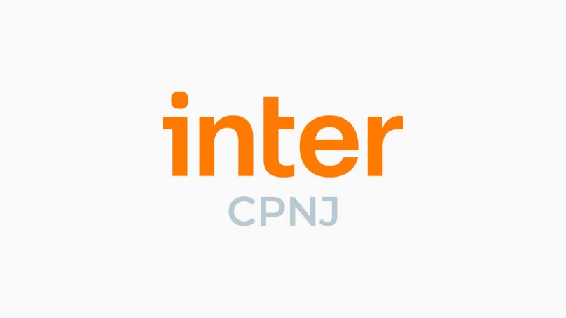 Logotipo do Banco Inter na cor laranja.