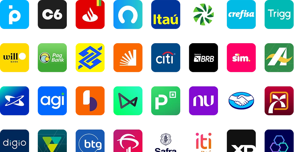 Logotipo dos bancos principais bancos