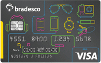 Cartão de Crédito Bradesco Universitário Visa Gold