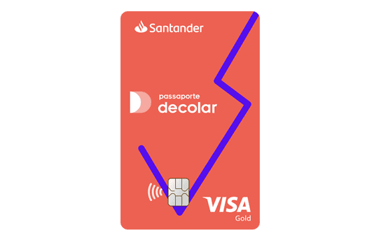Cartão de Crédito Decolar Santander Visa Gold