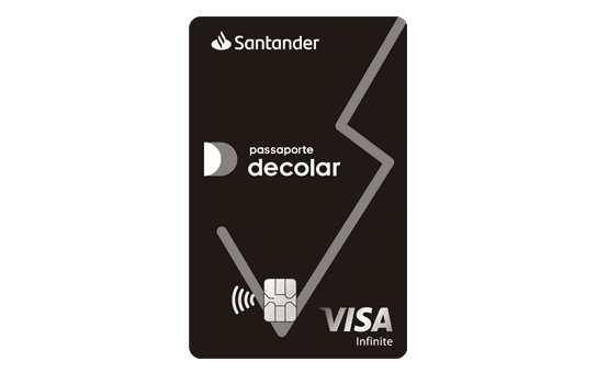 Cartão de Crédito Decolar Santander Visa Infinite