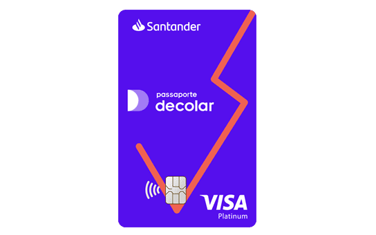 Cartão de Crédito Decolar Santander Visa Platinum
