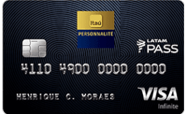 Cartão de Crédito Itaú Personnalité LATAM Pass Visa Infinite