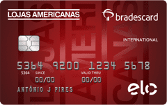 Cartão de Crédito Lojas Americanas Elo Internacional