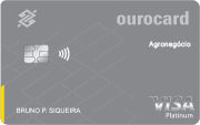 Cartão de Crédito Ourocard Agronegócio Banco do Brasil Visa Platinum