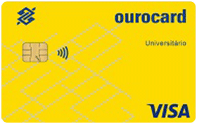 Cartão de Crédito Ourocard Banco do Brasil Universitário Visa International