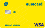 Cartão de Crédito Ourocard Banco do Brasil Visa International