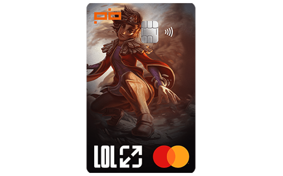 Cartão de Crédito Player's Bank LoL Taliyah Mastercard Platinum