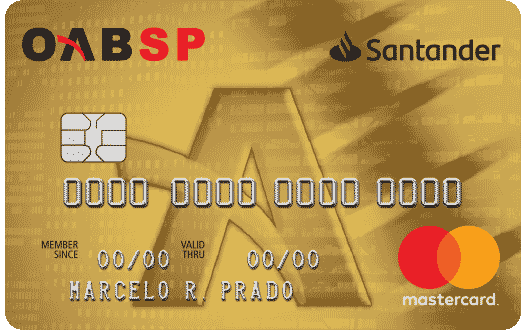 Cartão de Crédito Santander OAB - SP Mastercard