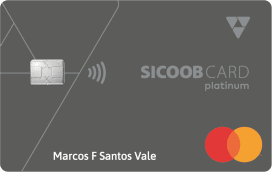 Cartão de Crédito Sicoobcard Mastercard Platinum