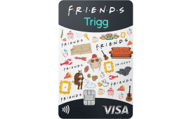 Cartão de Crédito Trigg Visa Friends Grafite
