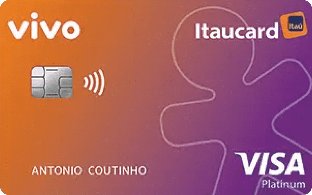 Cartão de Crédito VIVO Itaú 2.0 Platinum Visa Pós