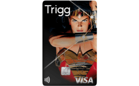 Cartão Trigg Visa Mulher Maravilha