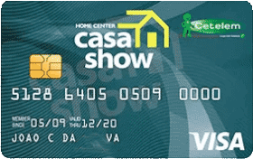 Cartão de Crédito Casa Show Visa