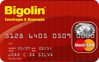 Cartão de Crédito Bigolin MasterCard