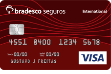 Cartão de Crédito Bradesco Seguros Visa Internacional