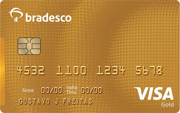 Cartão de Crédito Bradesco Visa Gold