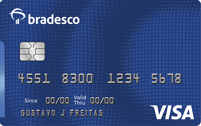 Cartão de Crédito Bradesco Visa Internacional