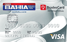 Cartão de Crédito Casas Bahia Visa Platinum