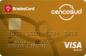 Cartão de Crédito Cencosud Visa Gold