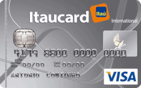 Cartão de Crédito Itaú Universitário Visa |Cinza