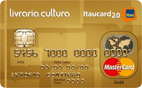 Cartão de Crédito Livraria Cultura Itaú 2.0 Gold MC