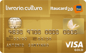 Cartão de Crédito Livraria Cultura Itaú 2.0 Visa Gold