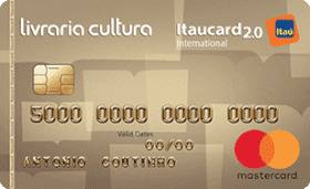 Cartão de Crédito Livraria Cultura Itaú 2.0 Internacional MC