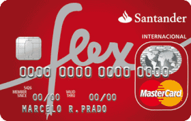 Cartão de Crédito Santander Flex Mastercard Internacional