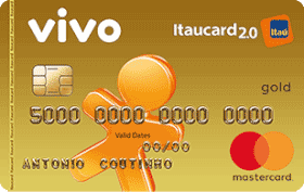 Cartão de Crédito VIVO Itaú 2.0 Gold Mastercard Pré