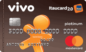 Cartão de Crédito VIVO Itaú 2.0 Platinum MasterCard Pós
