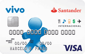 Cartão de Crédito Vivo Santander Visa Internacional