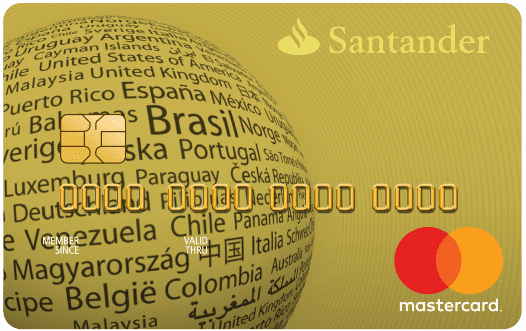 Cartão Santander Mastercard® Gold