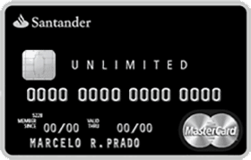 Cartão de Crédito Santander Unlimited Mastercard Black